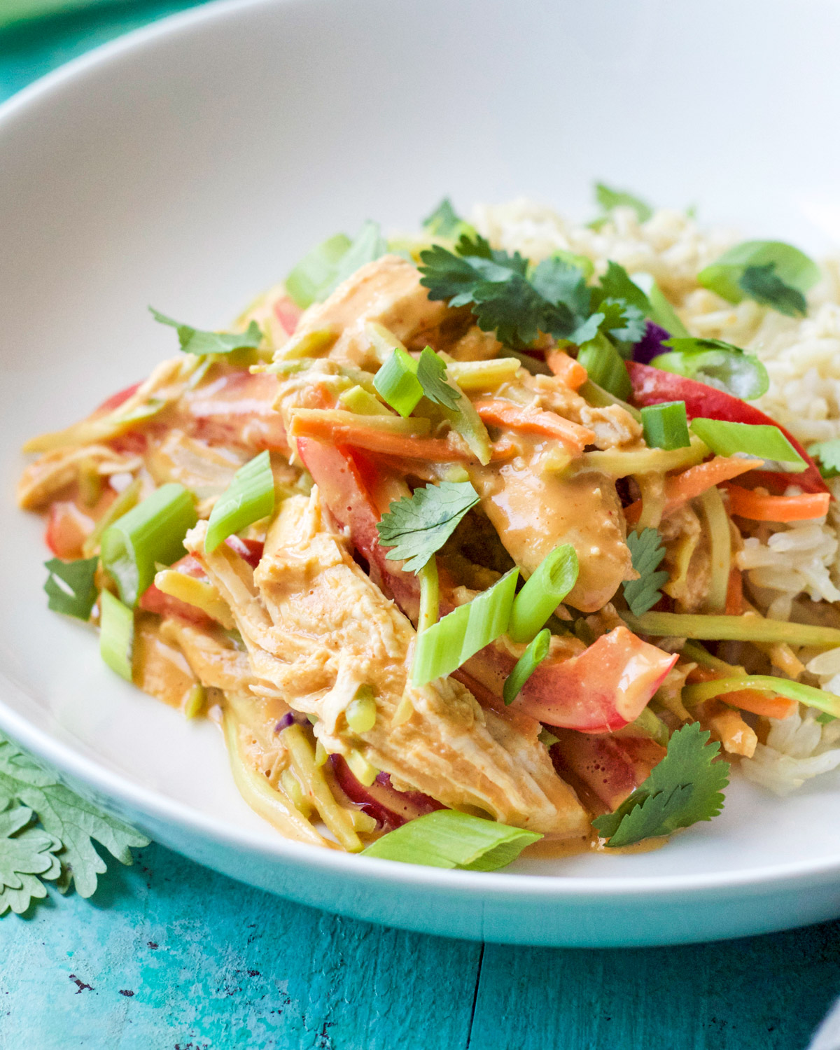 Instant Pot Thai Peanut Chicken