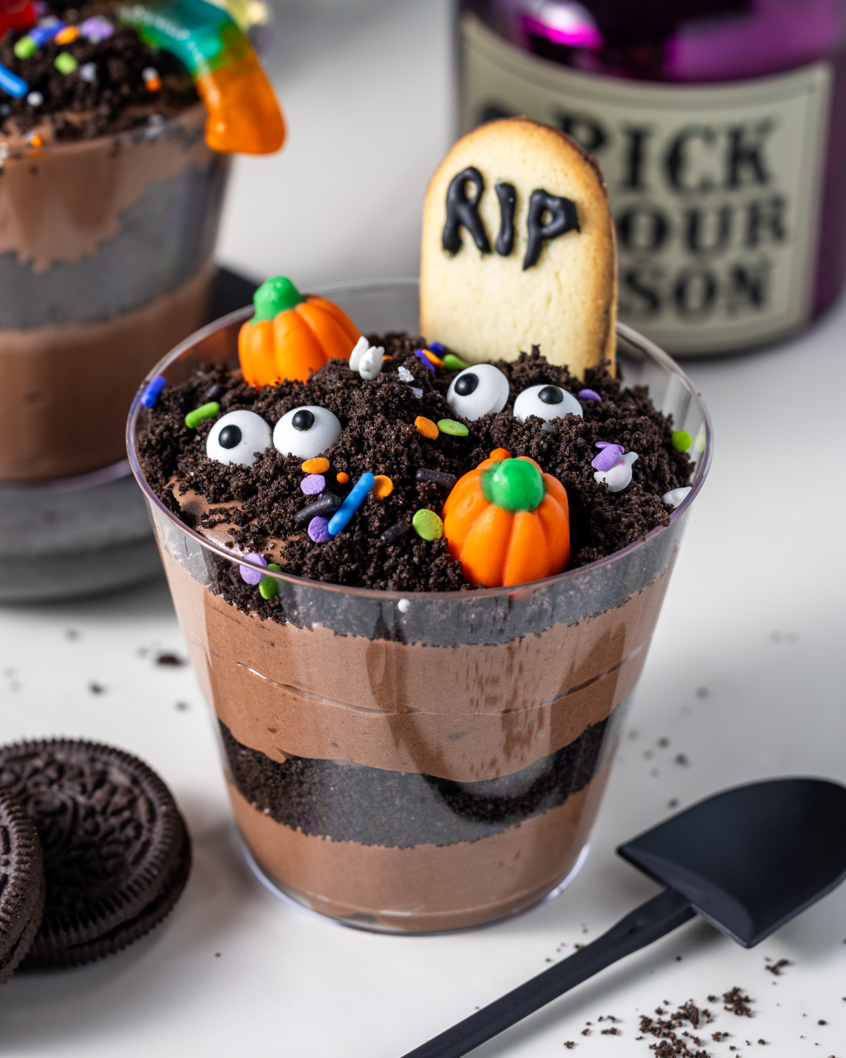 Cottage Cheese Dirt Pudding Cups